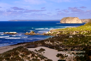 The beauty of the unspoiled coastline at Sea Bay on Kangaroo Island, South Australia